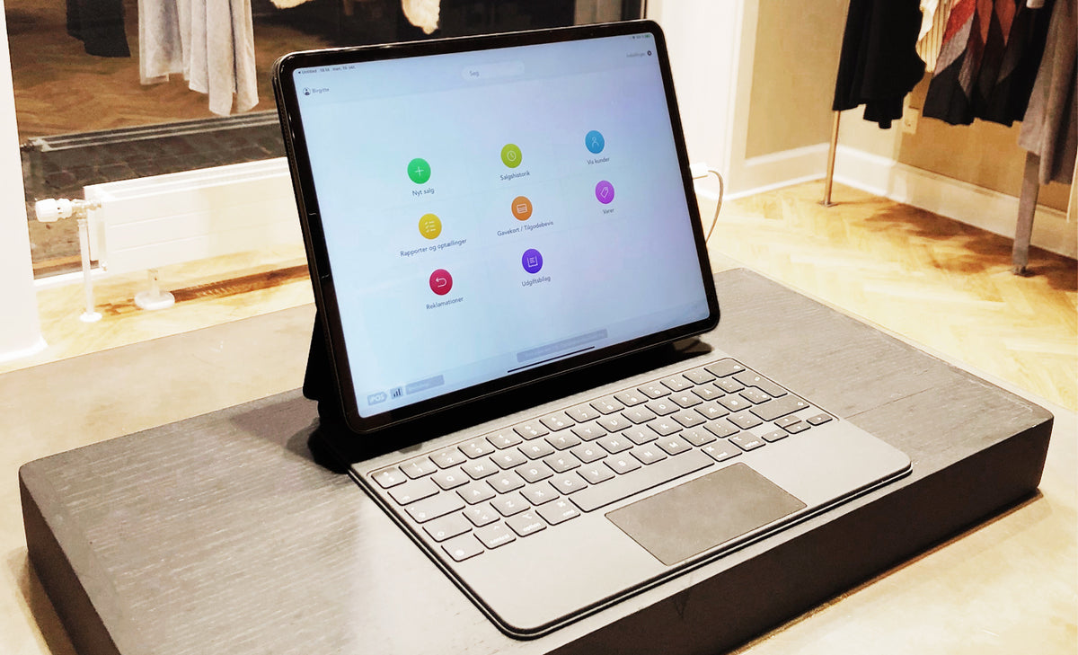 iPOS kassesystem —
Komplet kassesystem til butik - til Mac, PC og iPad